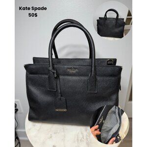 Kate Spade New York Black Leather Handbag